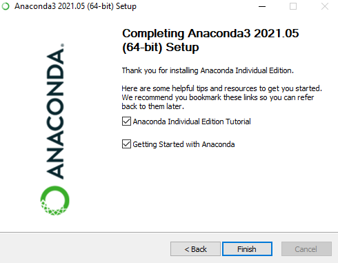 Anaconda Installers Step 8