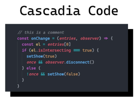 cai dat font chu cascadia code cho vscode va sublime text