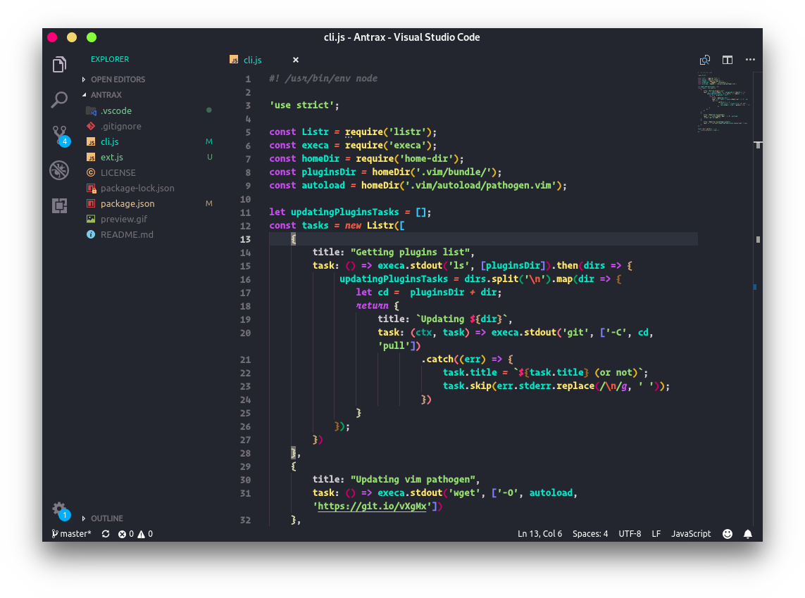 Andromeda theme vscode đẹp nhất